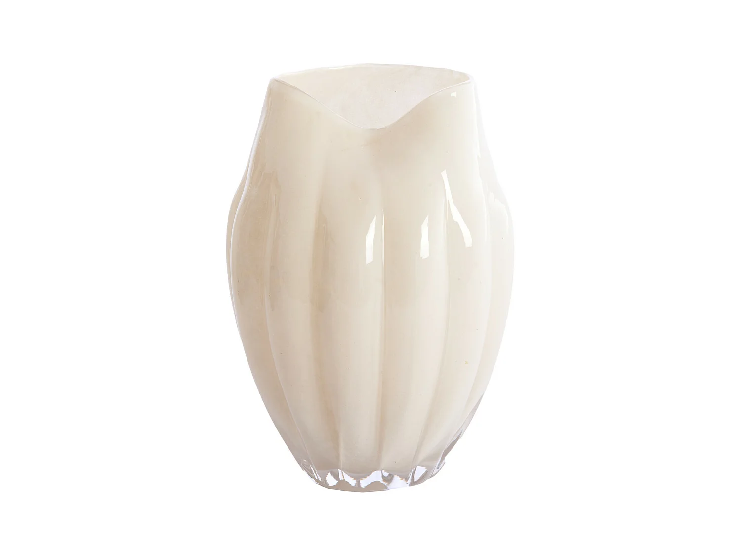 Vase AYSEN - Ø16,5x21cm - Blanc