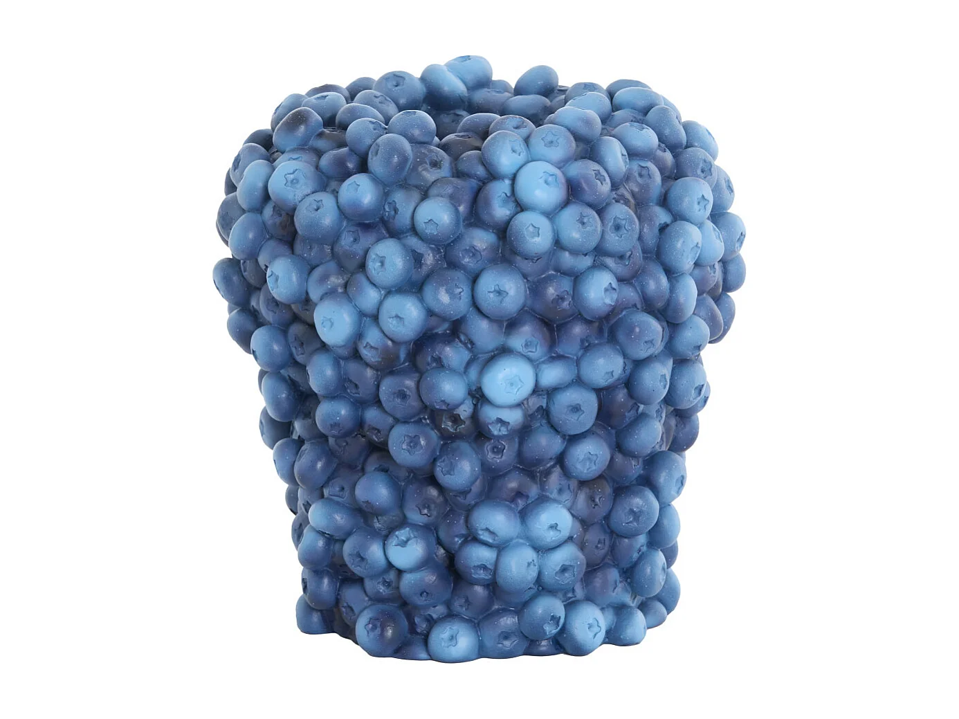 Vase BERRIES - Ø20x20,5cm - Bleu