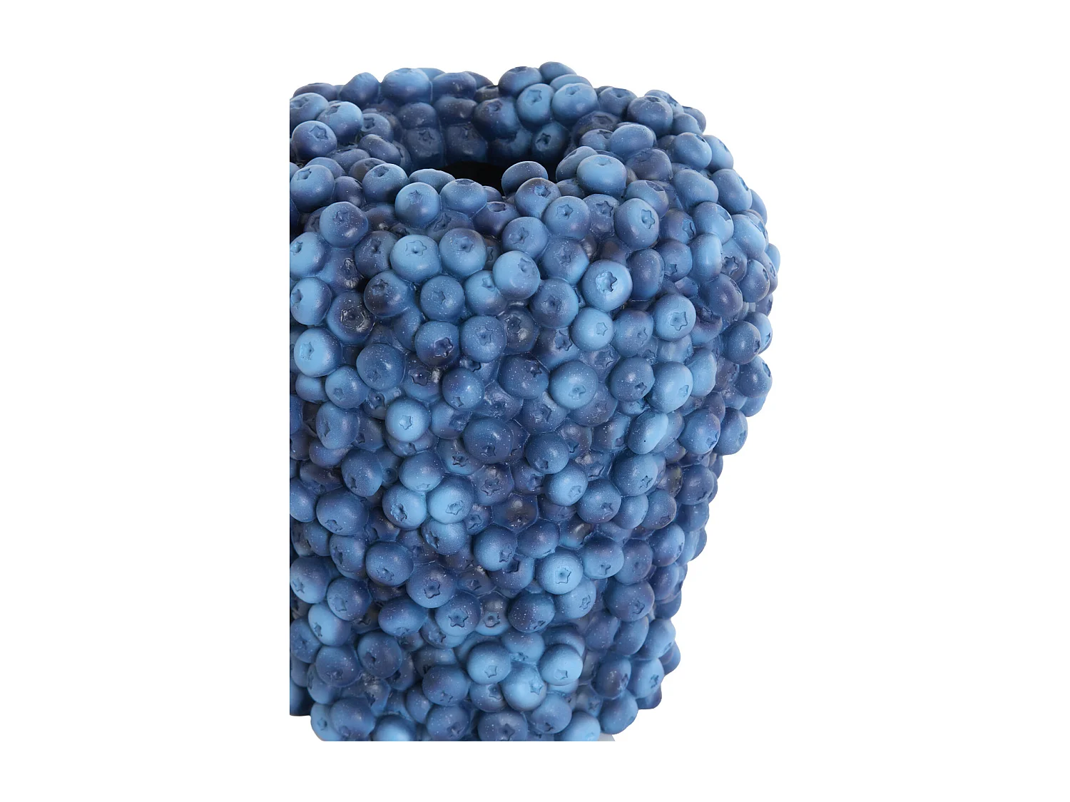 Vase BERRIES - Ø20x20,5cm - Bleu