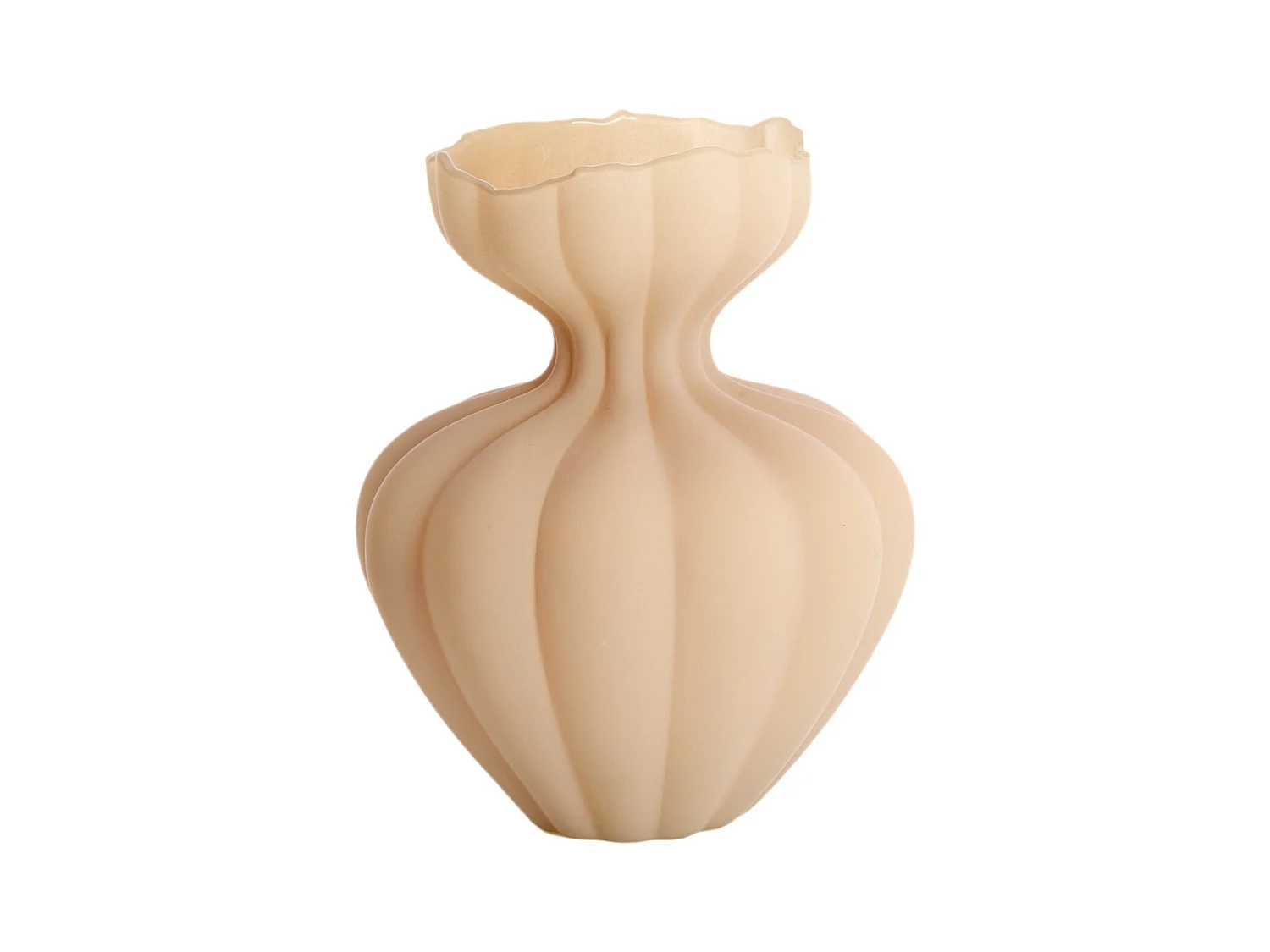 Vase VARENNA - Ø26x32cm - Braun