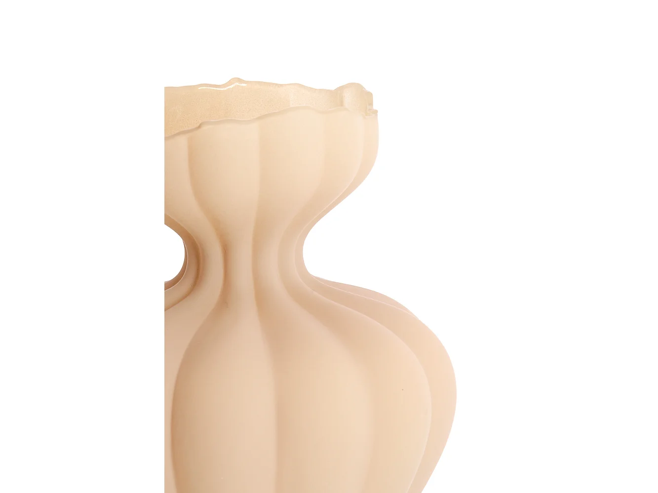 Vase VARENNA - Ø26x32cm - Braun