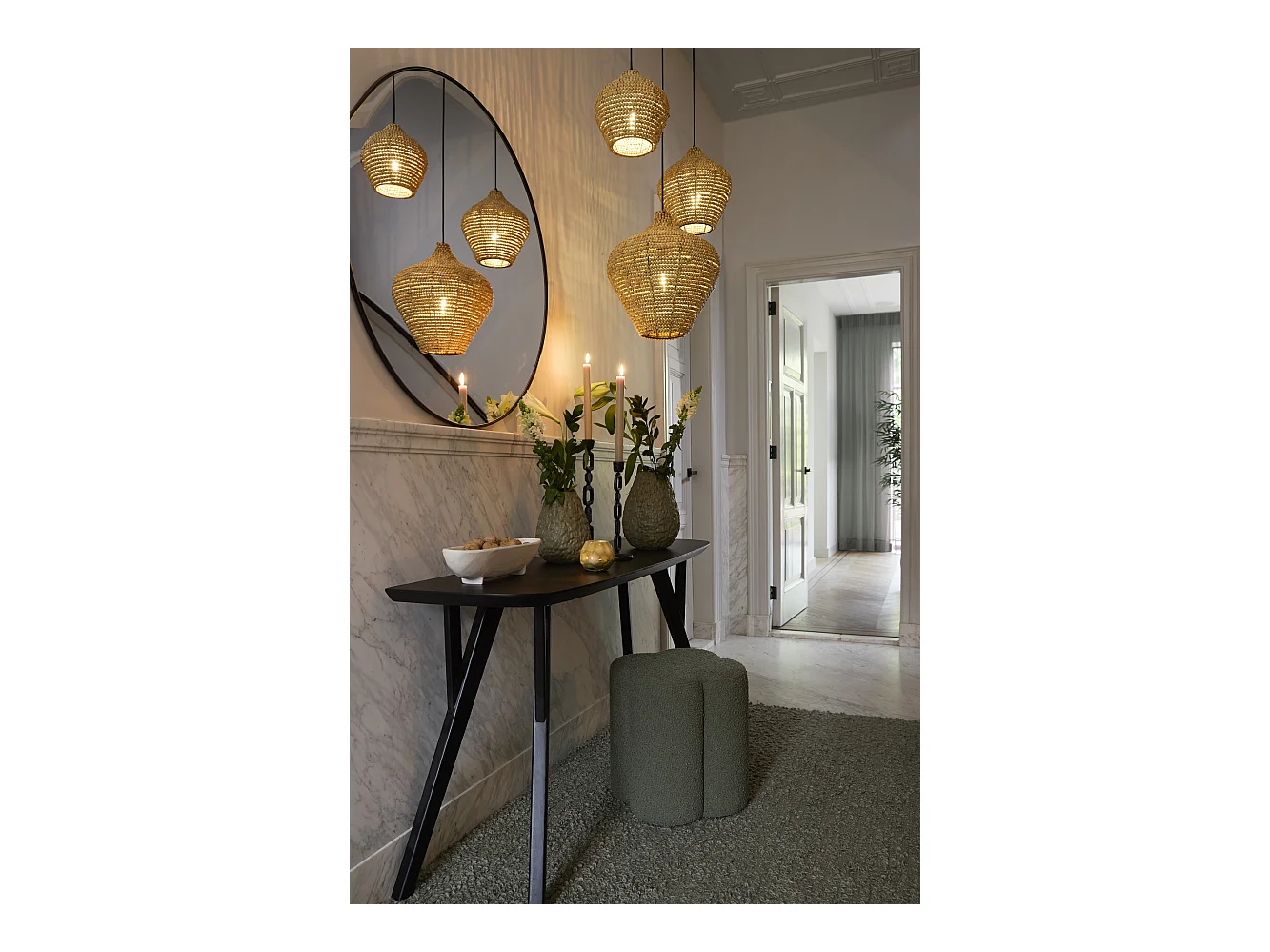 Vase AVOCAT - 22,5x22x29,5cm - Vert