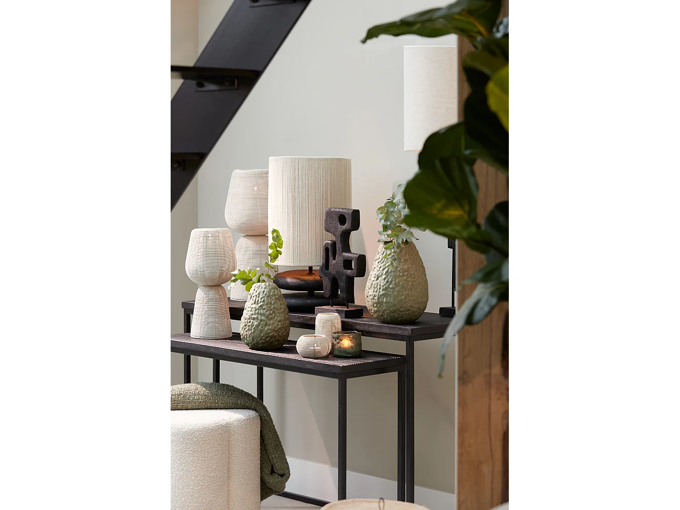 Vase AVOCAT - 22,5x22x29,5cm - Vert