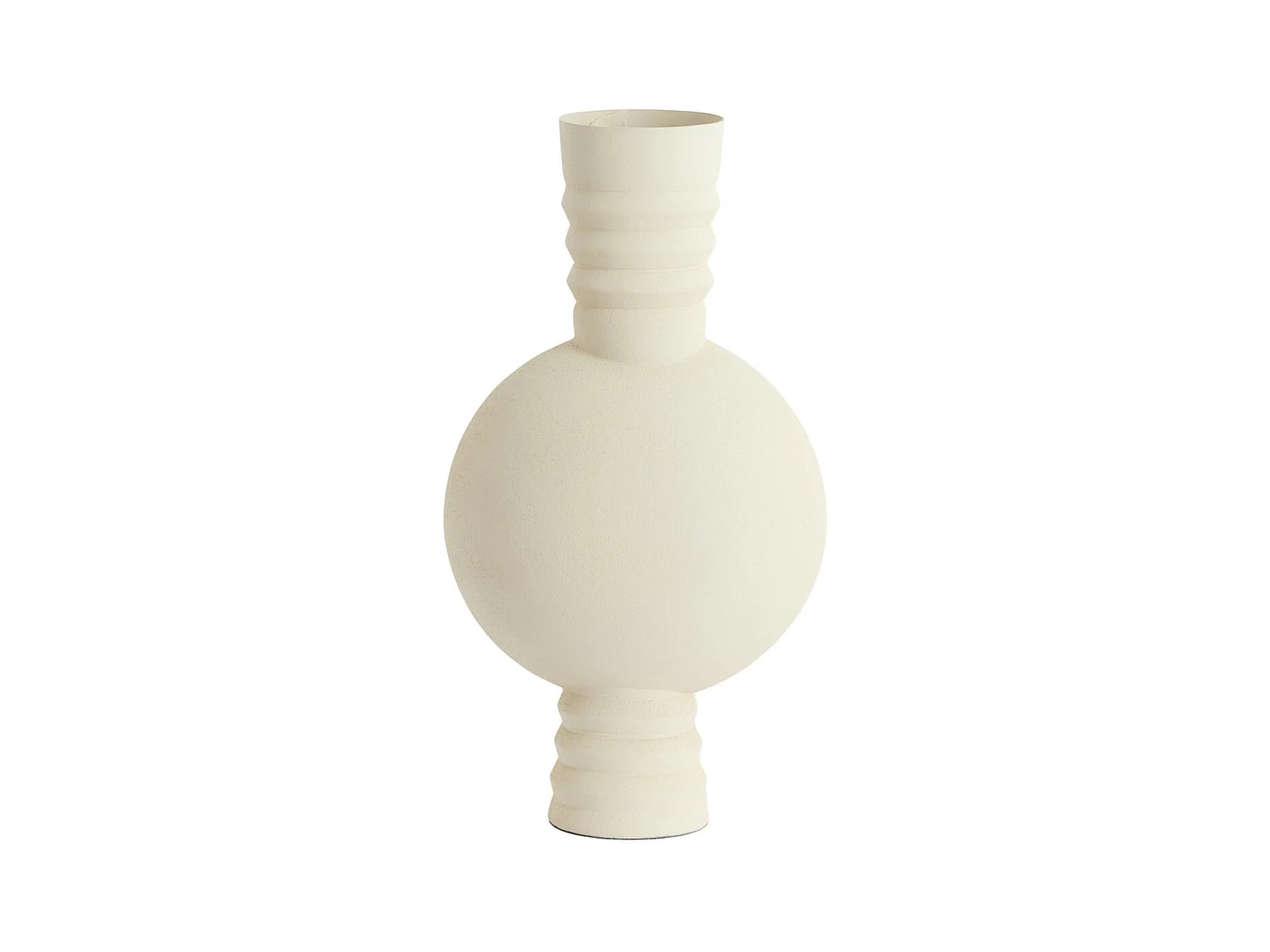 Vase KAVANSI - Ø14x40cm - Blanc