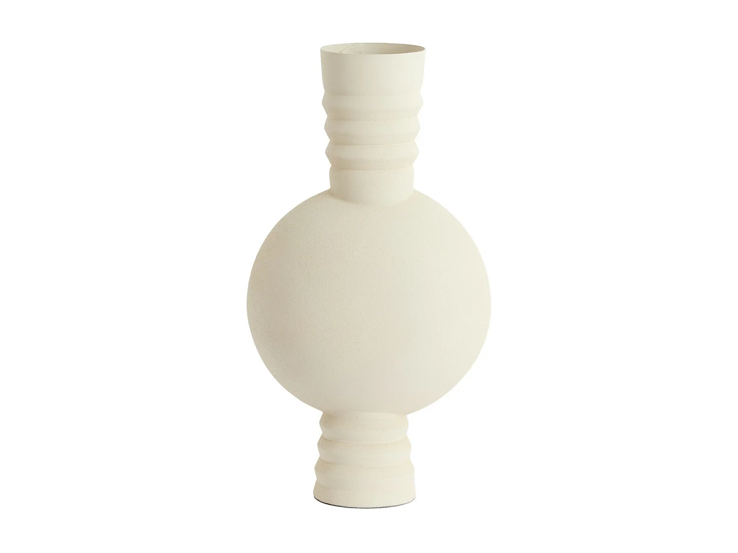 Vase KAVANSI - Ø14x40cm - Blanc