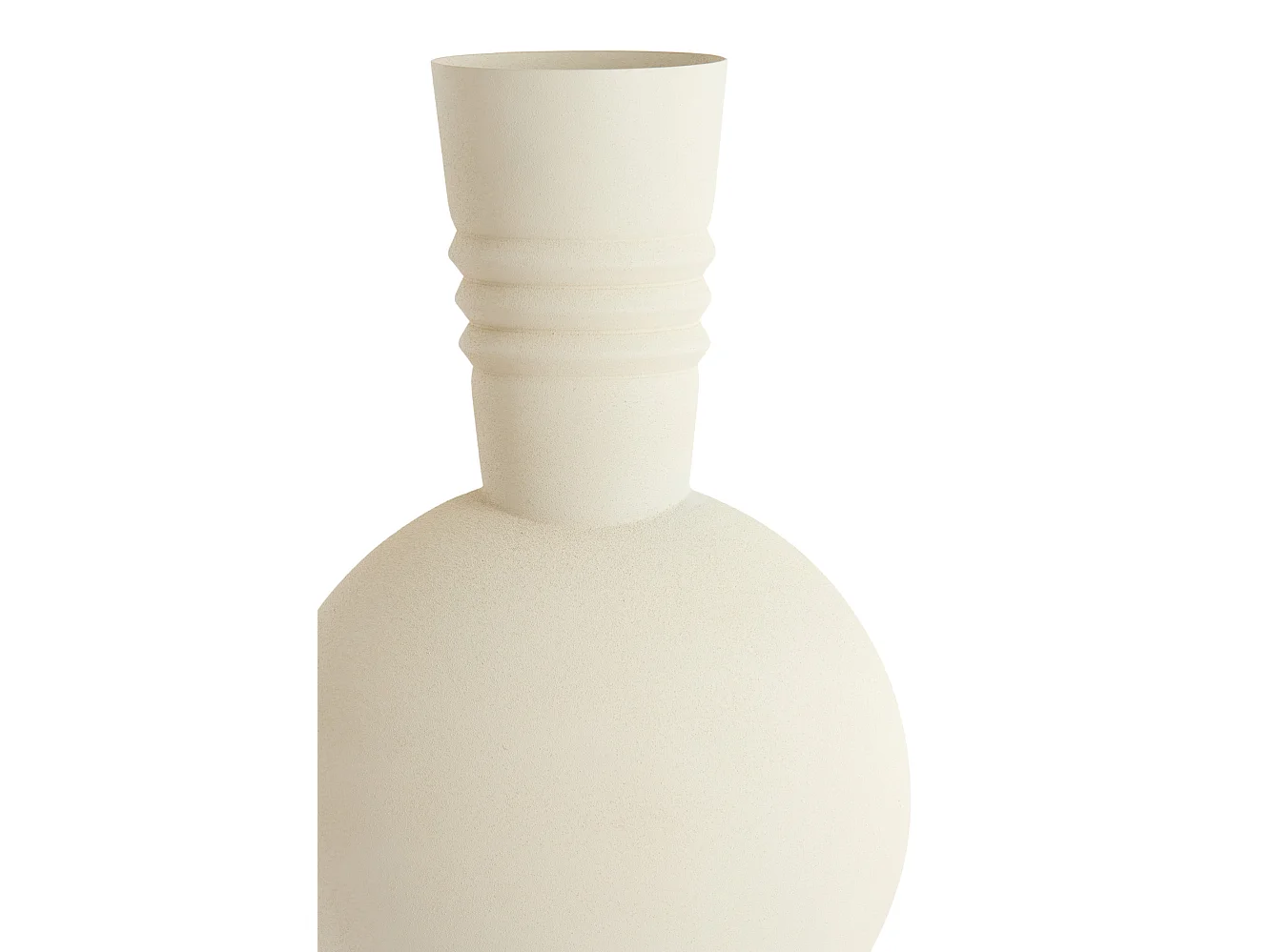 Vase KAVANSI - Ø14x40cm - Blanc