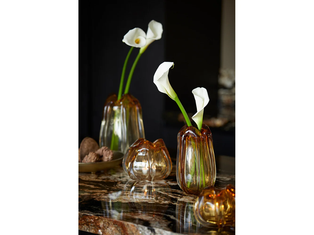 Vase MURELA - Ø21x30cm - Orange