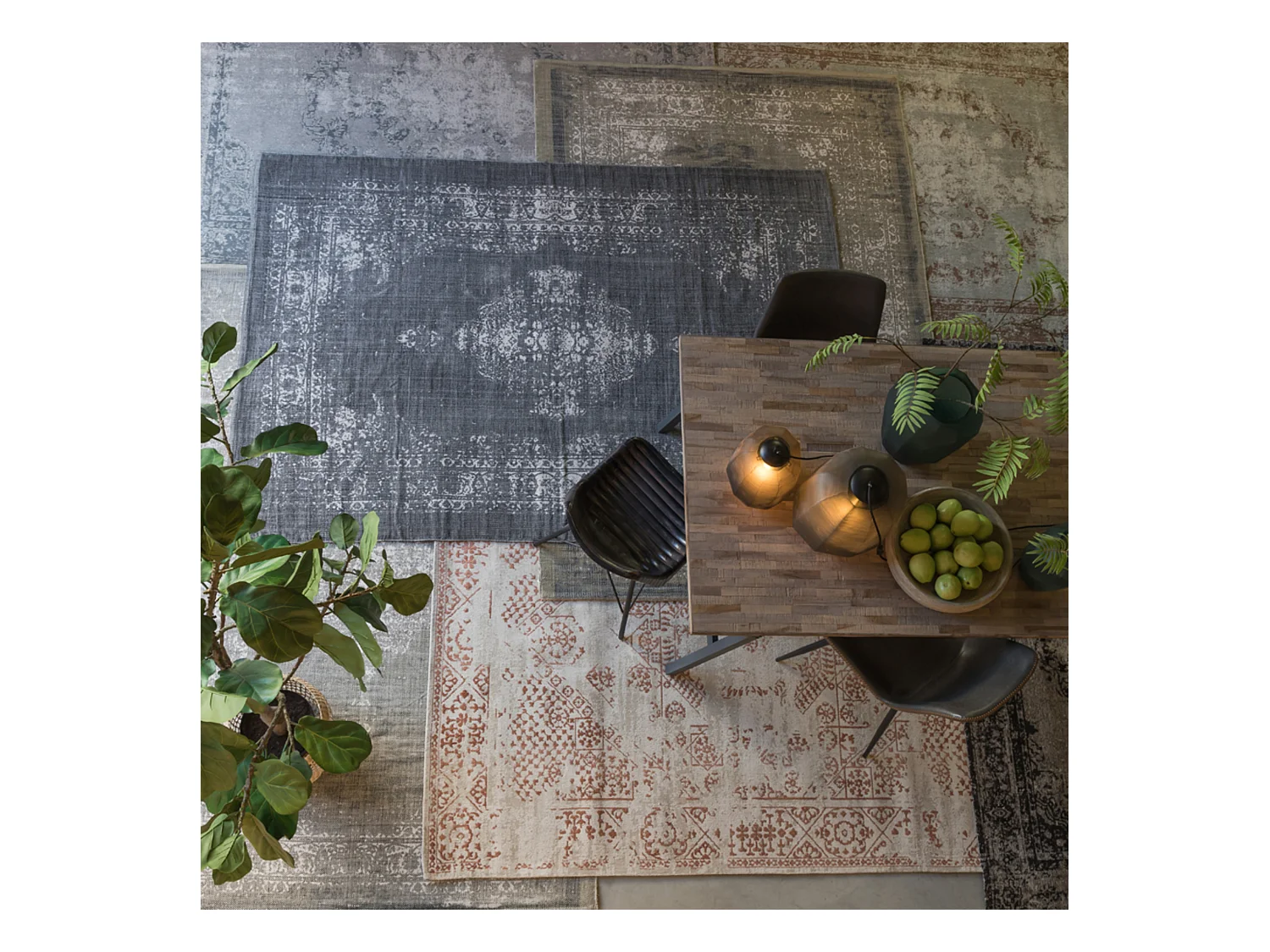 Vaas PACENGO - Ø33x32cm - Bruin