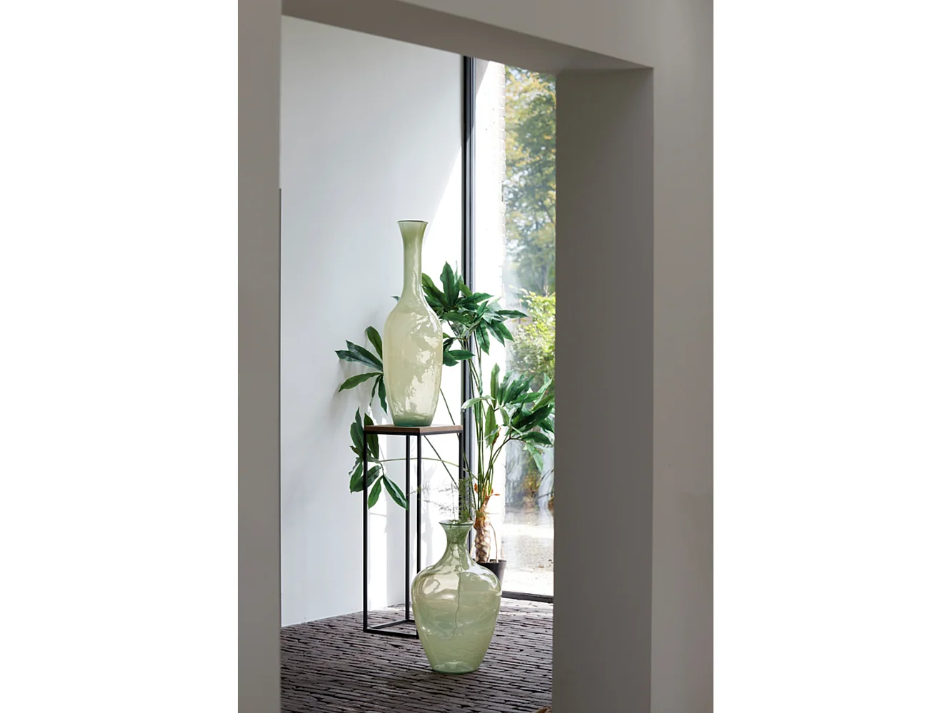 Vase RUBRA - Ø40x65cm - Jaune