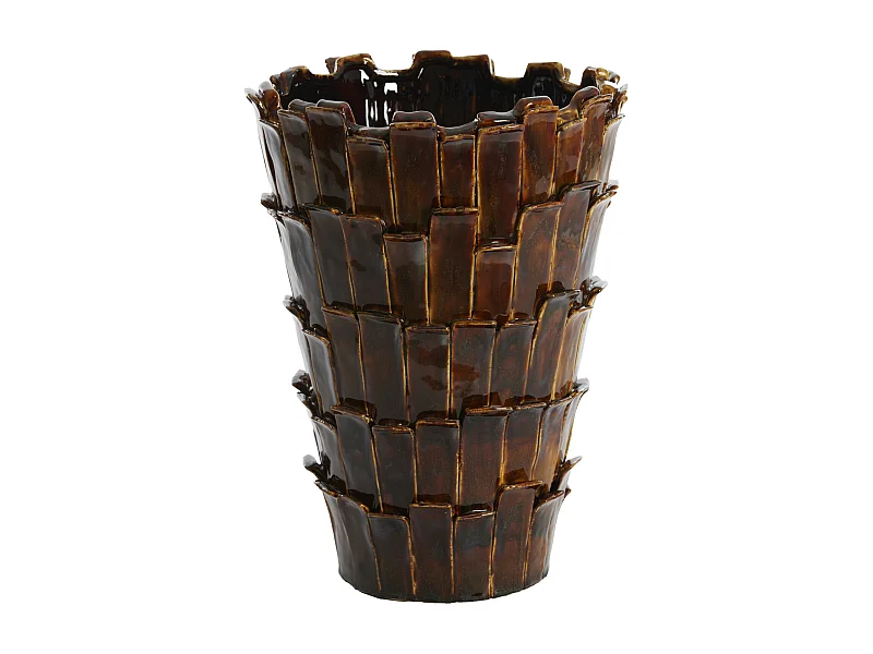 Vase BANYA - Ø33x43cm - Marron