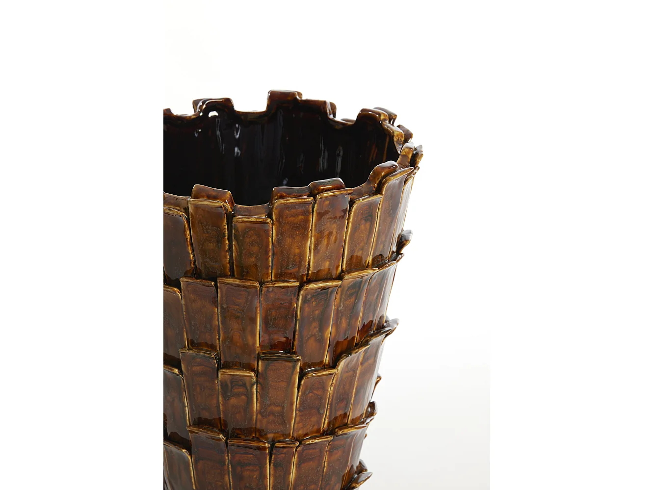 Vase BANYA - Ø33x43cm - Marron