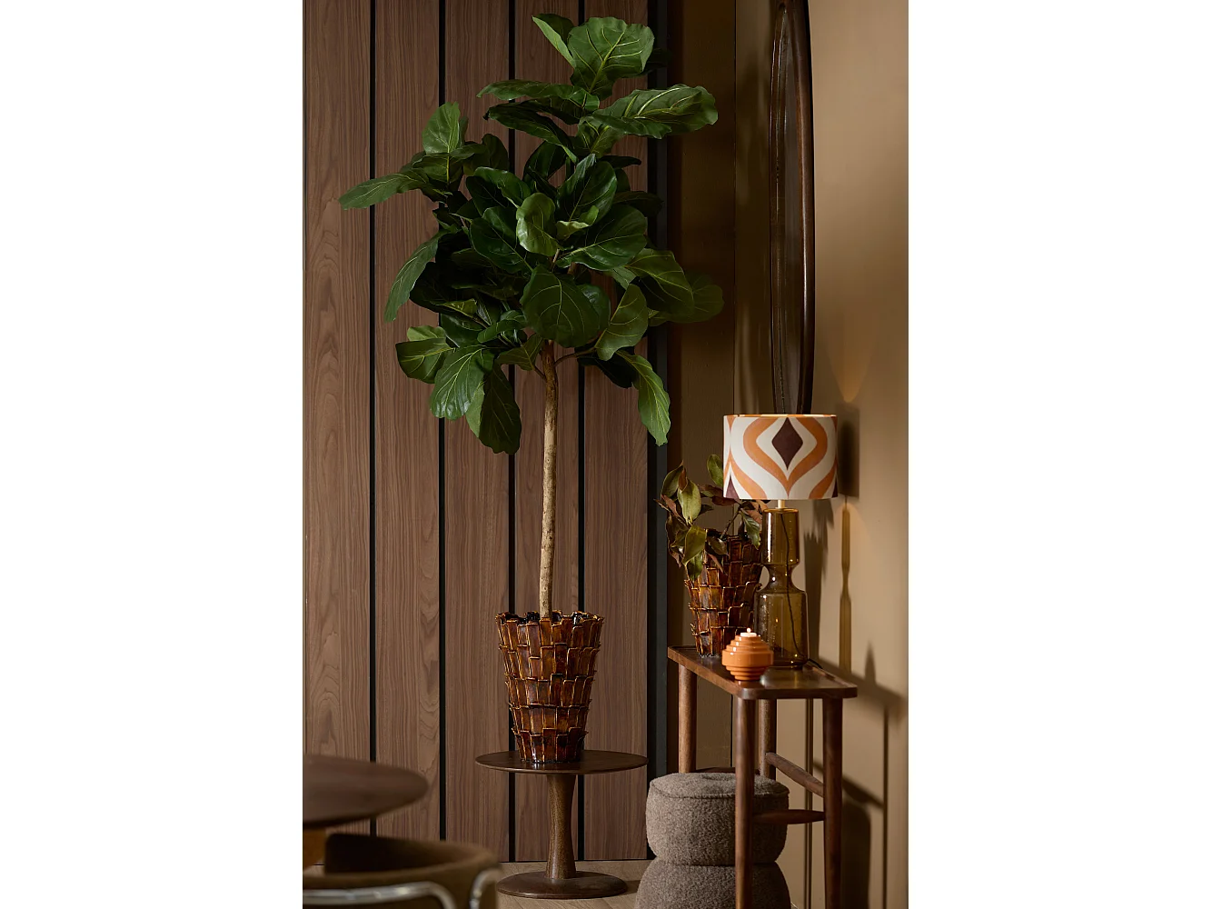 Vase BANYA - Ø33x43cm - Marron