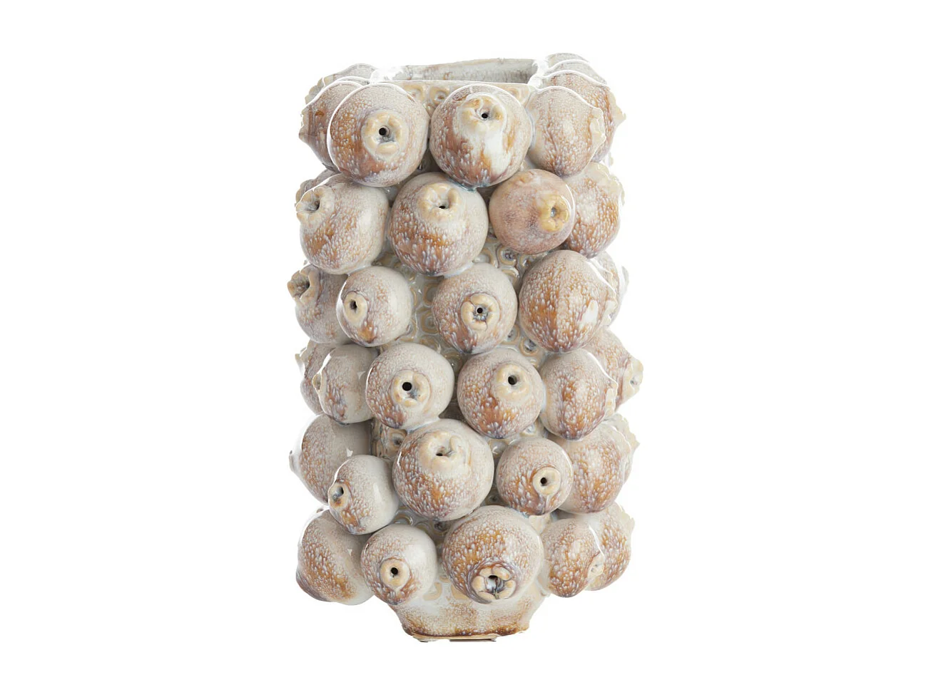 Vase NITALI - 20,5x16x26cm - Marron