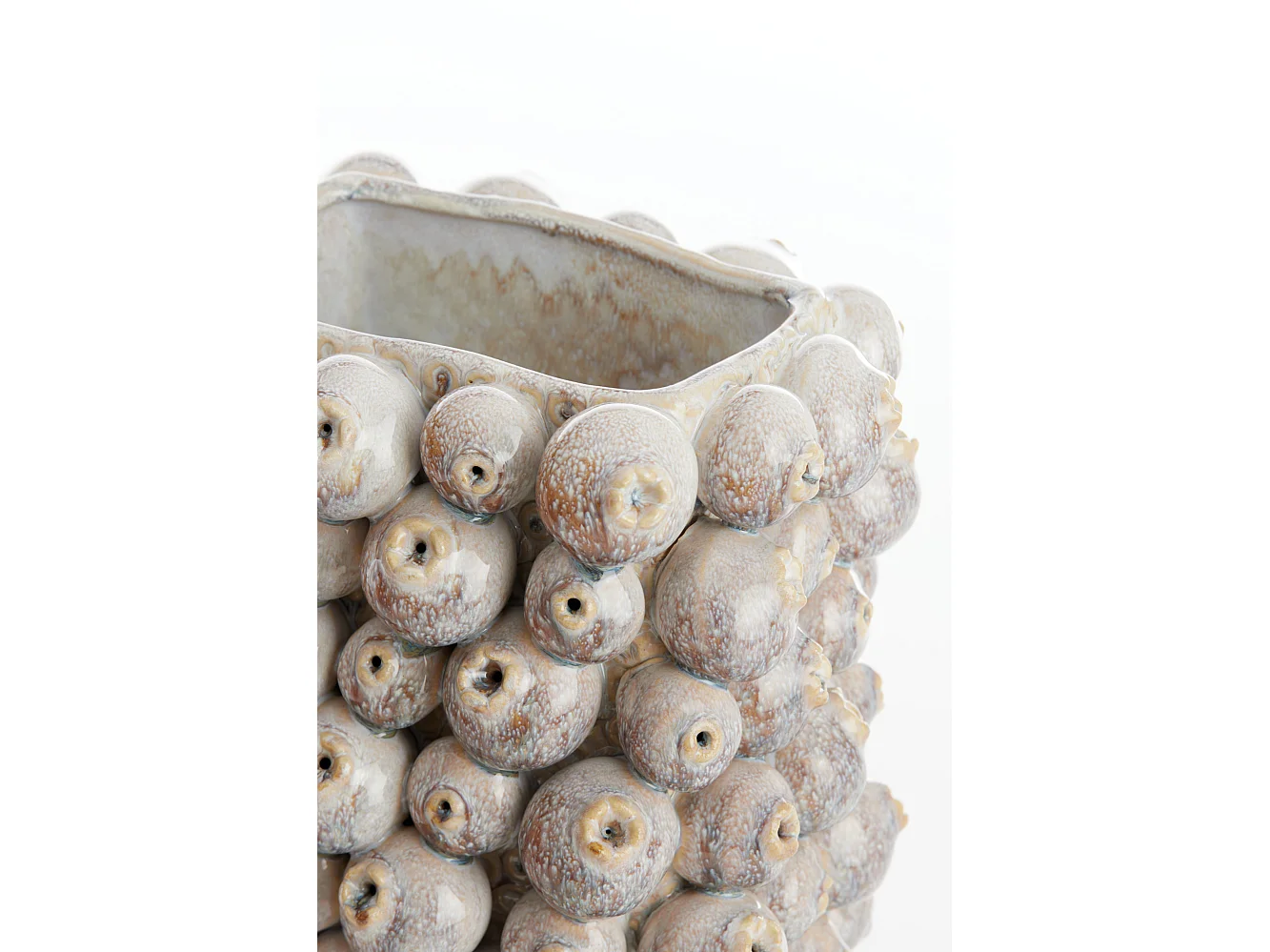 Vase NITALI - 20,5x16x26cm - Marron