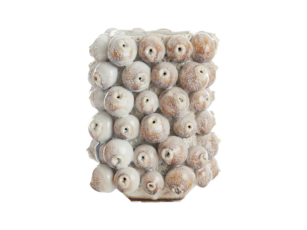 Vase NITALI - 20,5x16x26cm - Marron