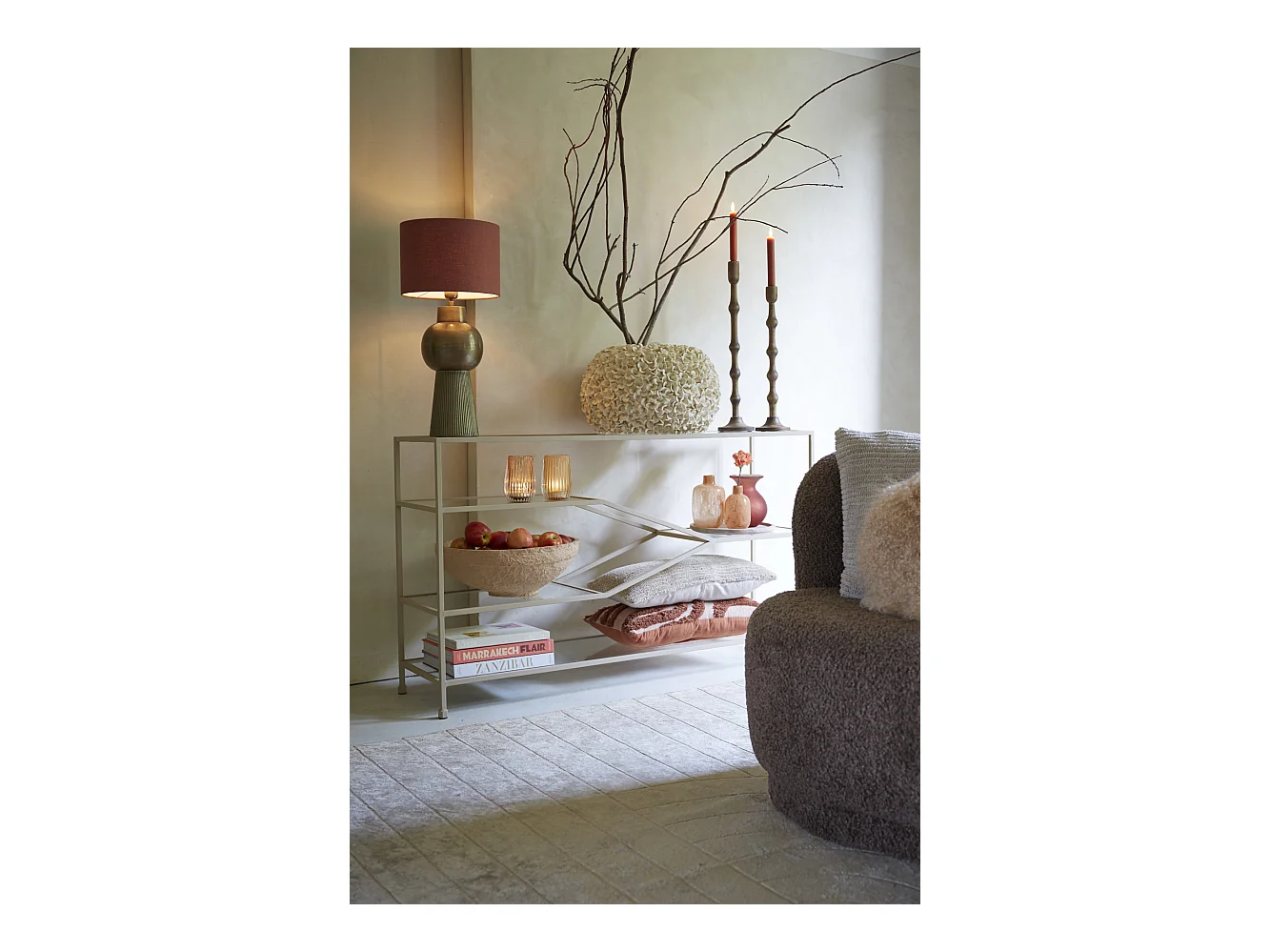 Vase PHYLIA - Ø47,5x30cm - Blanc