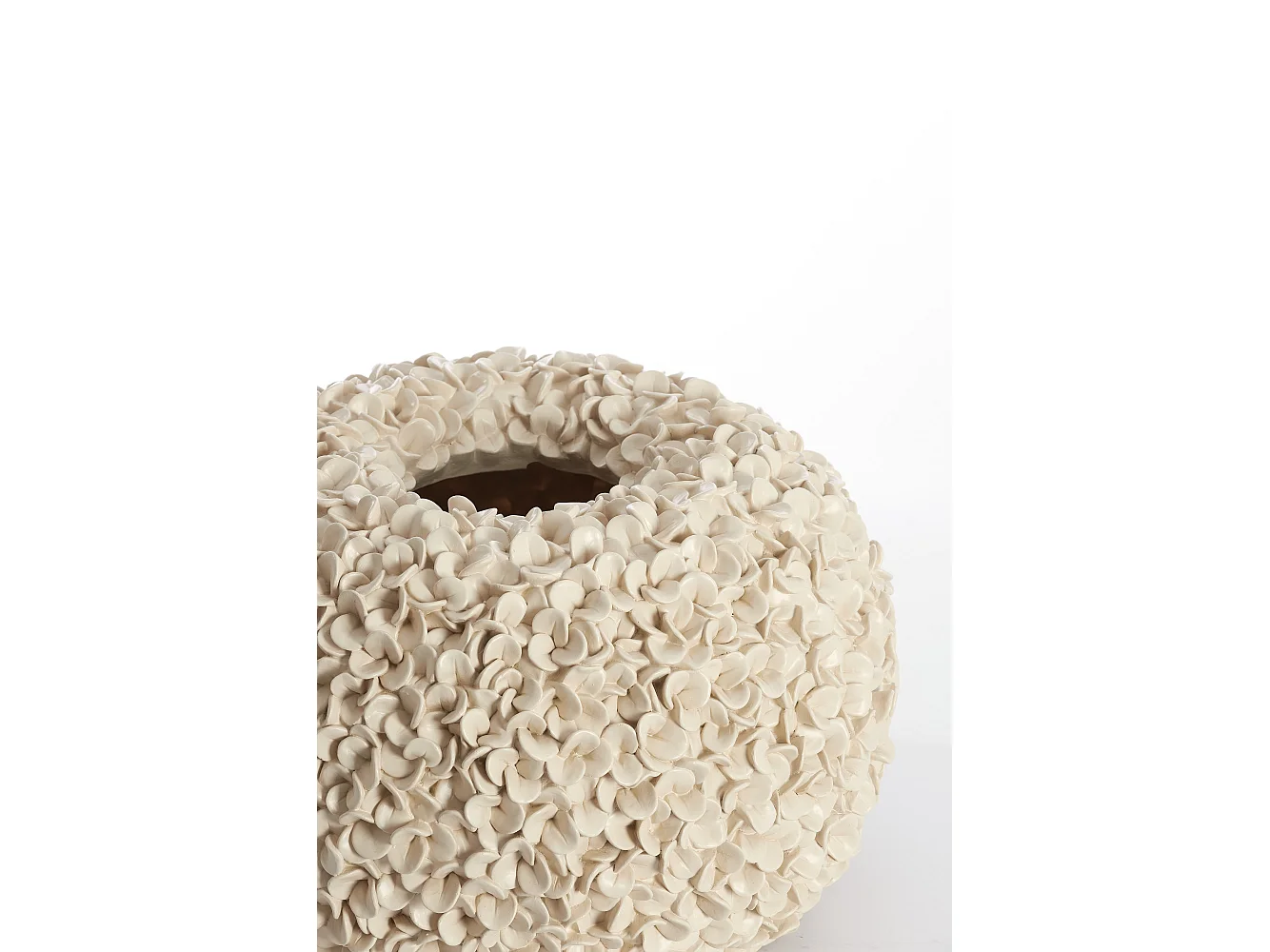 Vase PHYLIA - Ø47,5x30cm - Blanc