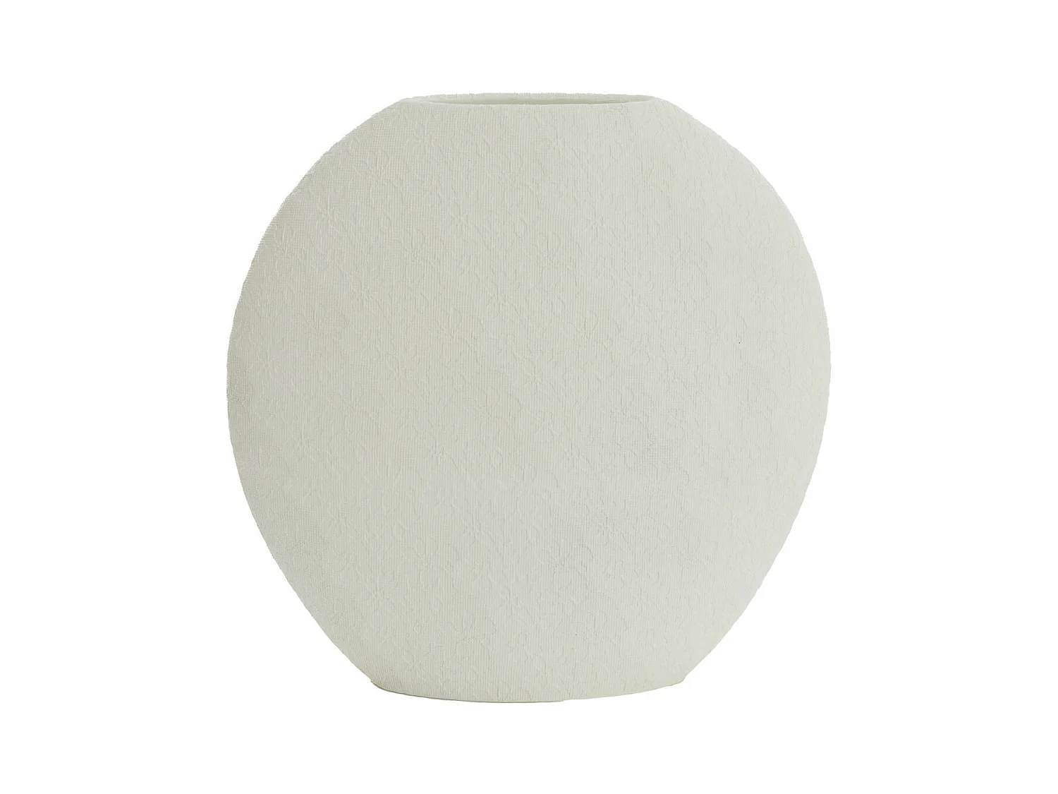 Vase RENDA - 40,5x11x40cm - Blanc