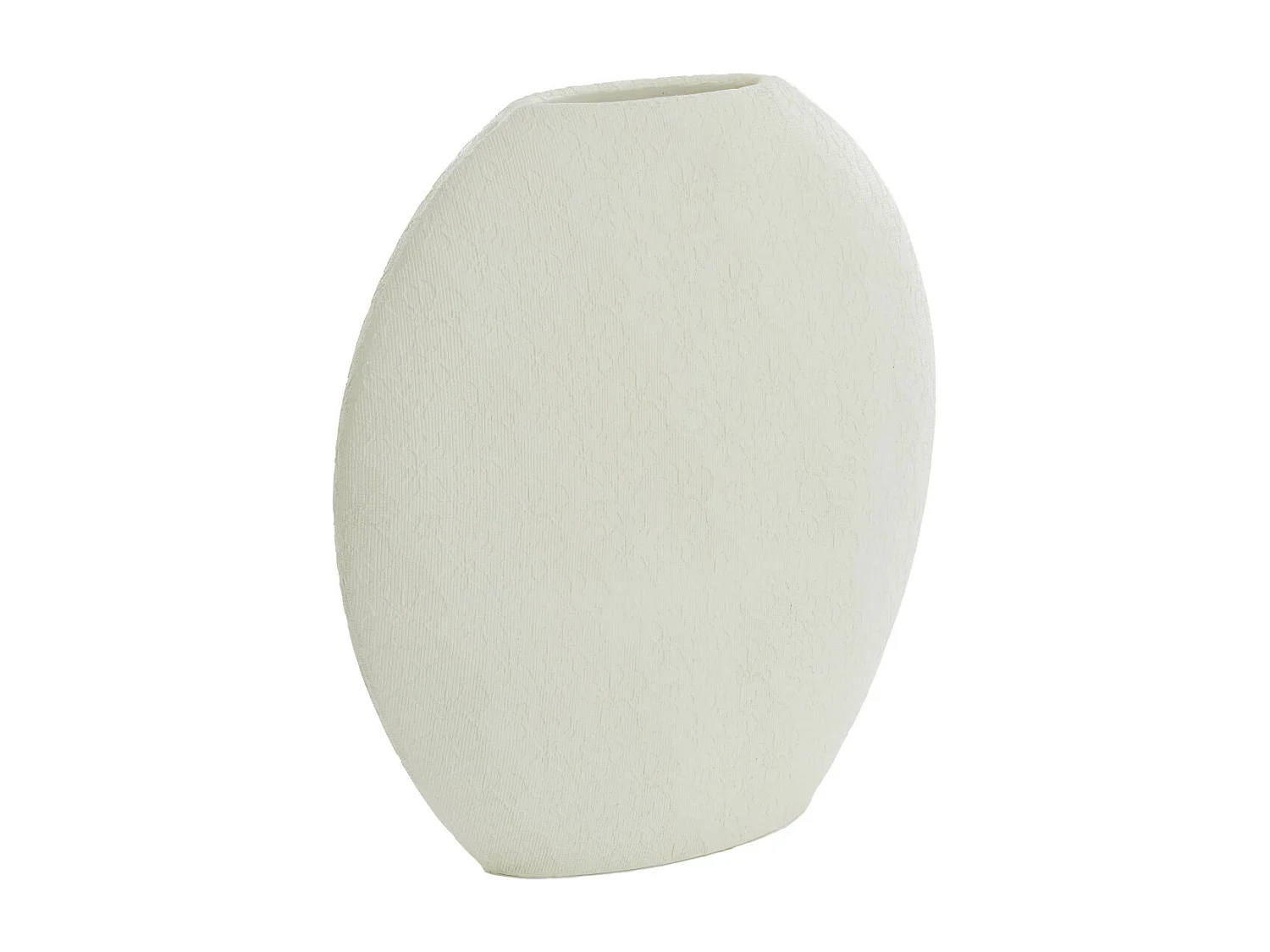 Vase RENDA - 40,5x11x40cm - Blanc