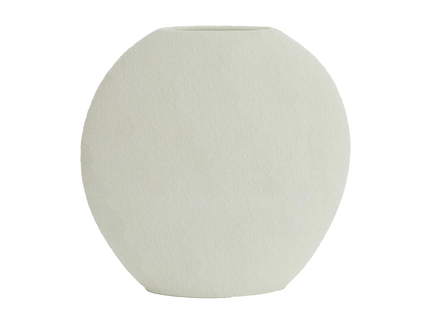 Vase RENDA - 40,5x11x40cm - Blanc