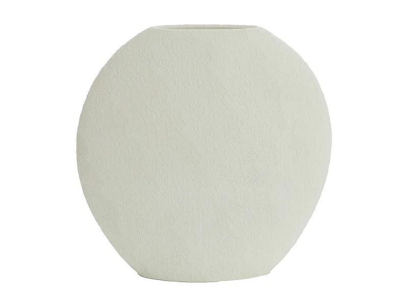 Vase RENDA - 40,5x11x40cm - Blanc