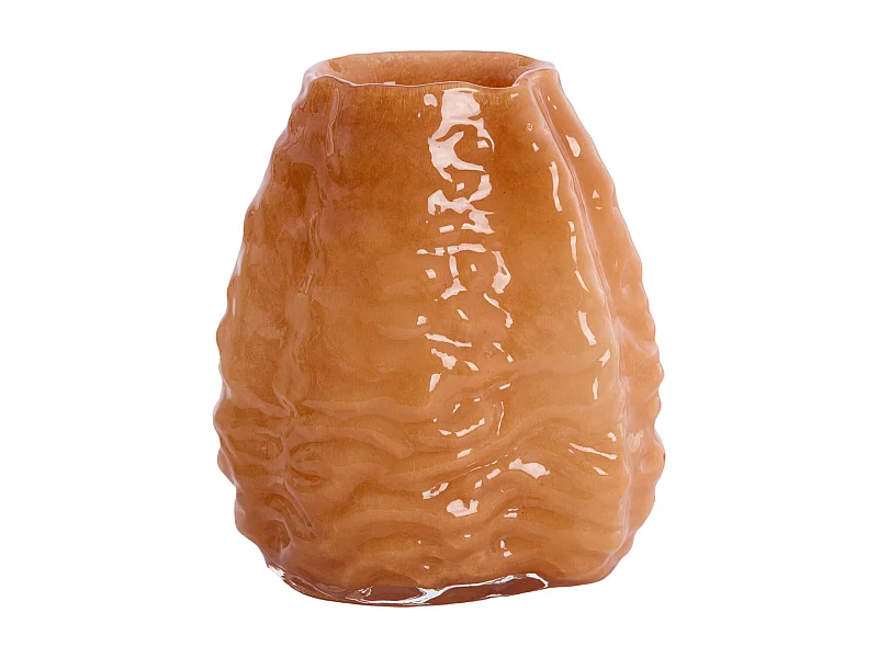 Vase AURELIA - 20x14,5x30cm - Marron