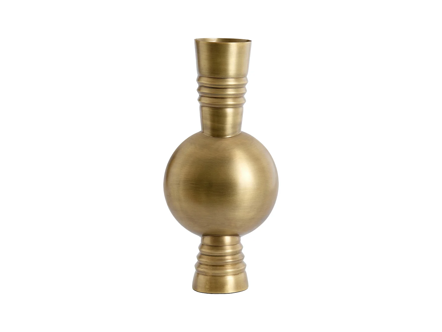 Vase KAVANSI - Ø18x54,5cm - Bronze