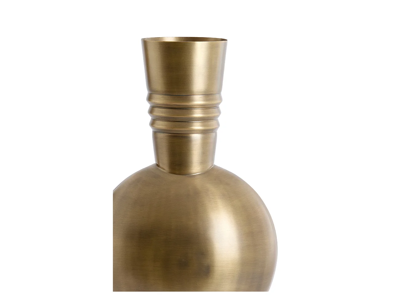 Vase KAVANSI - Ø18x54,5cm - Bronze