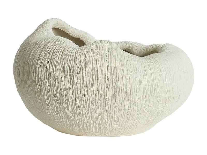 Vase DENISA - 39,5x32x24cm - Blanc