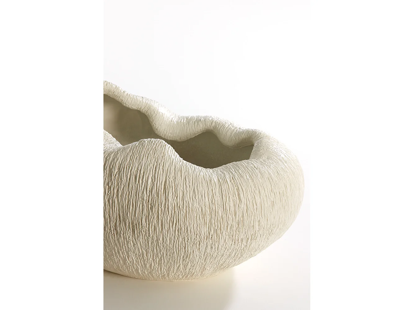 Vase DENISA - 39,5x32x24cm - Blanc