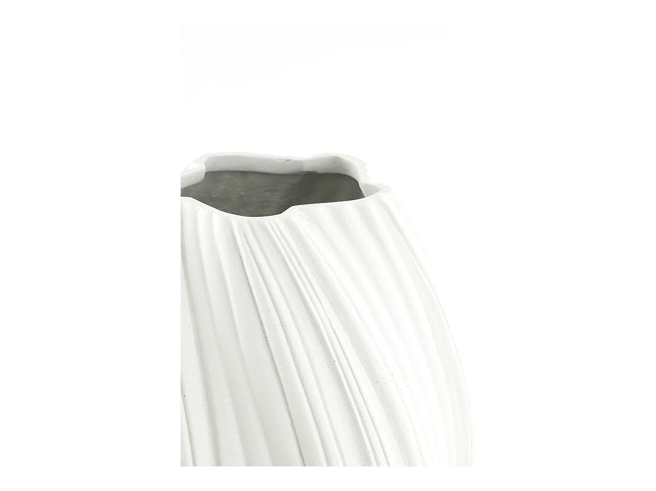 Vase YATUNG - Ø52x81cm - Blanc