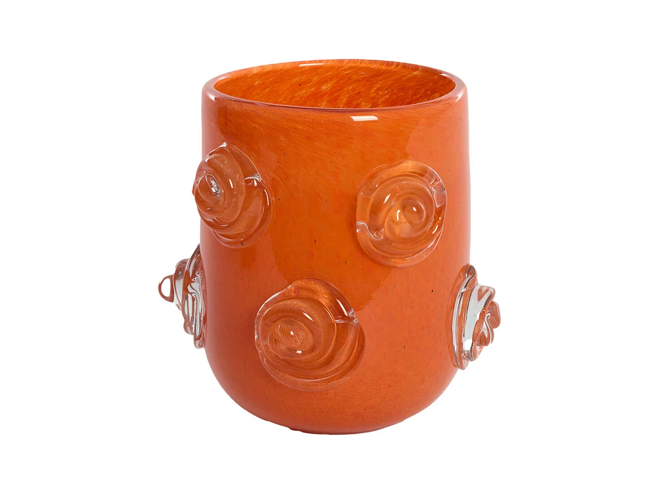 Vase BARENDA - Ø20,5x21cm - Orange
