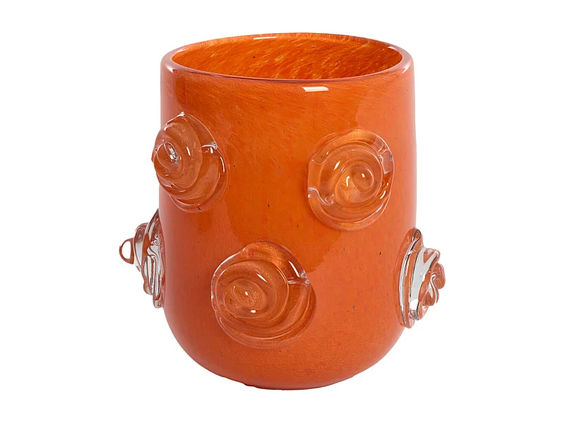 Vaas BARENDA - Ø20.5x21cm - Oranje