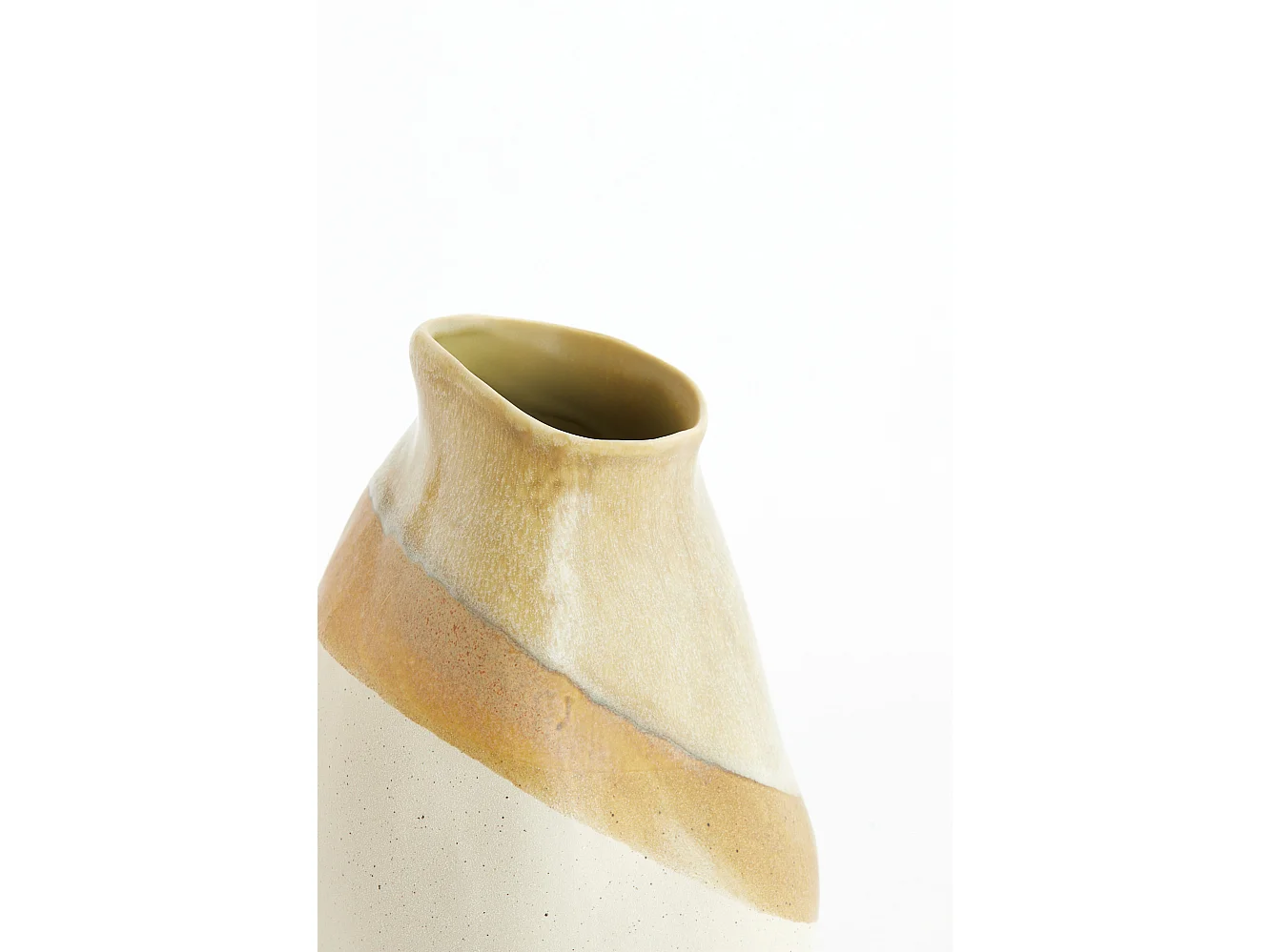 Vaas YULARA - 20.5x20x33cm - Bruin