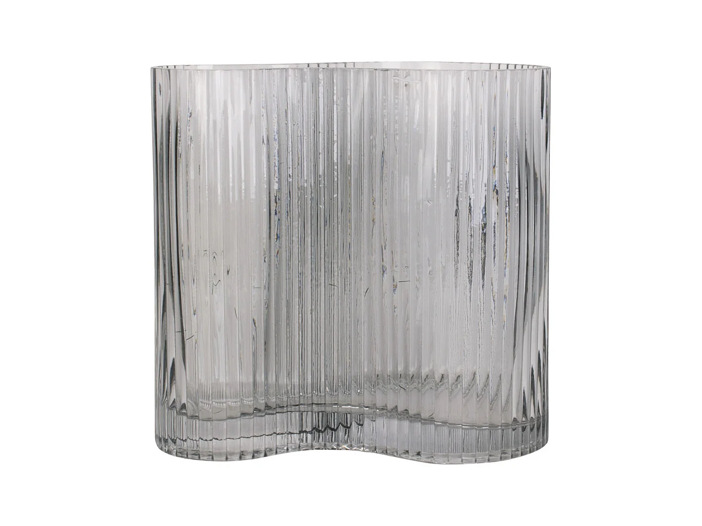 Jarrón Allure Wave - Gris oscuro