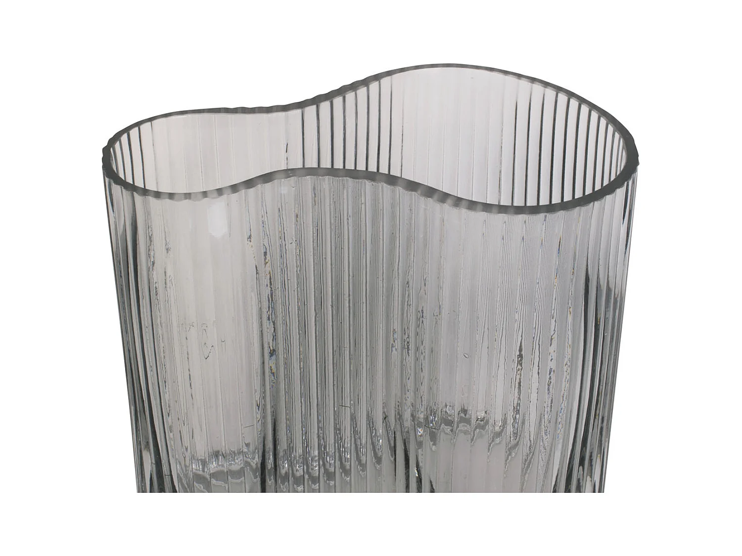 Jarrón Allure Wave - Gris oscuro