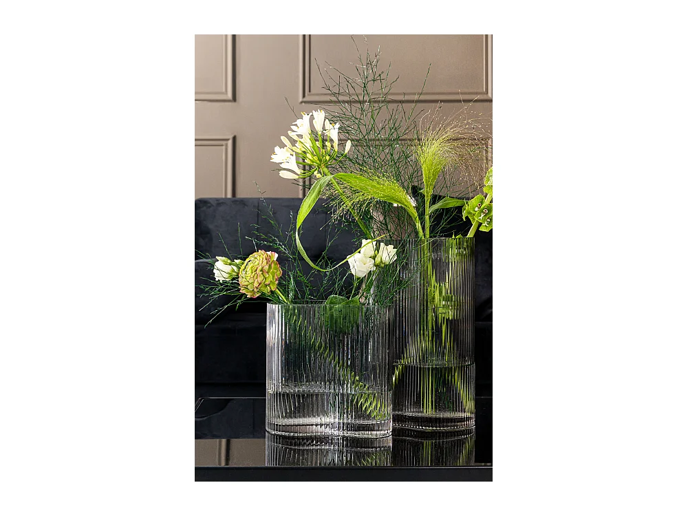 Jarrón Allure Wave - Gris oscuro