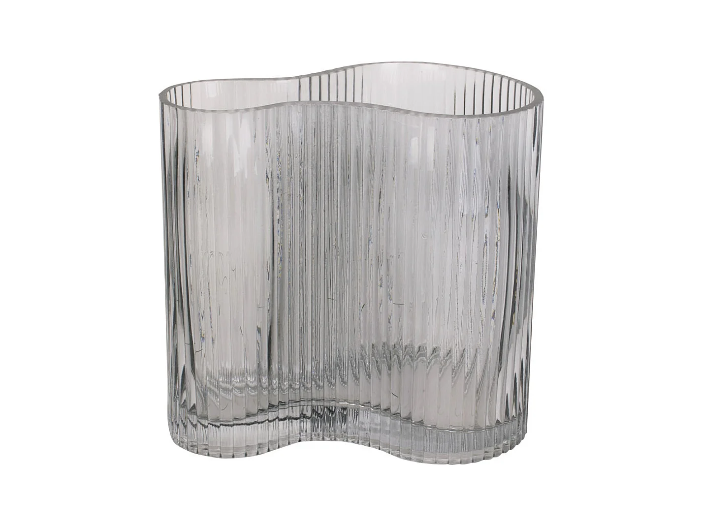 Vase Allure Wave - Gris foncé