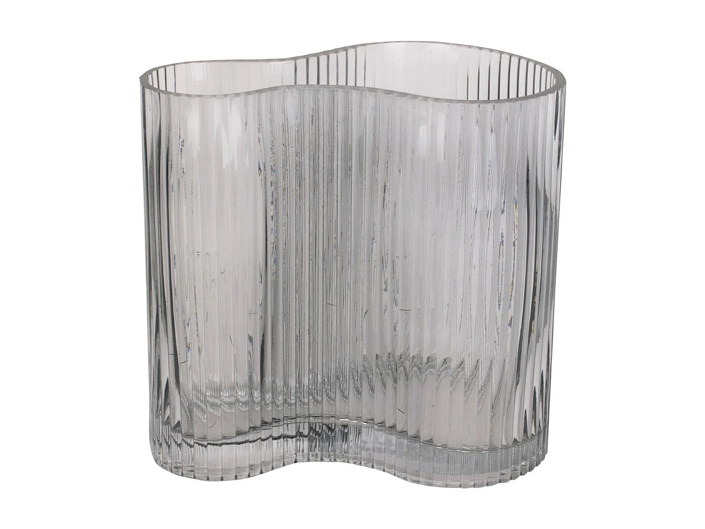 Vase Allure Wave - Gris foncé