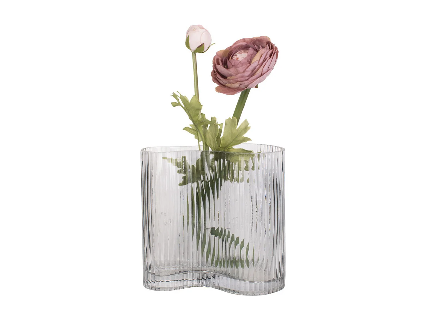 Vase Allure Wave - Gris foncé