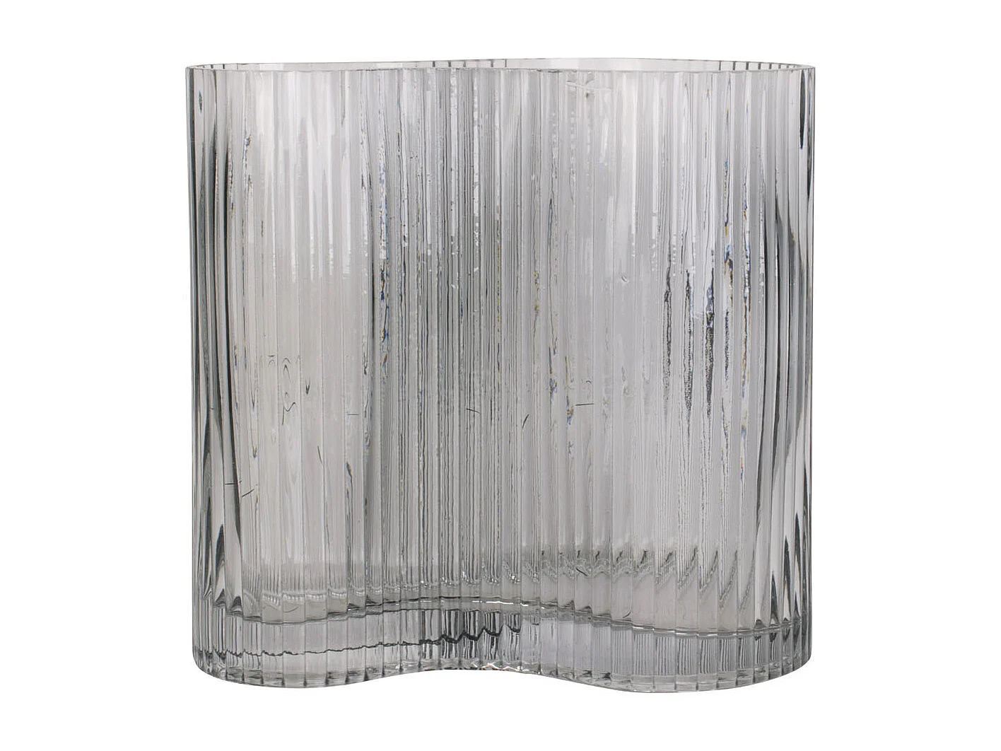 Vase Allure Wave - Gris foncé