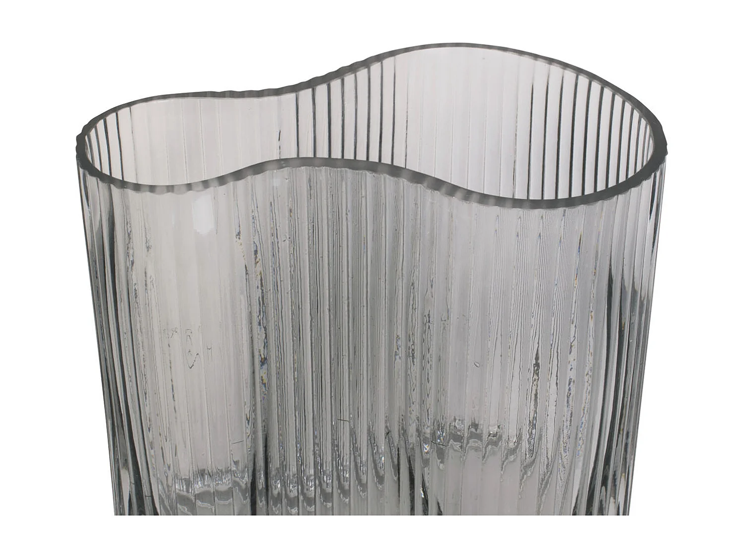 Vase Allure Wave - Gris foncé