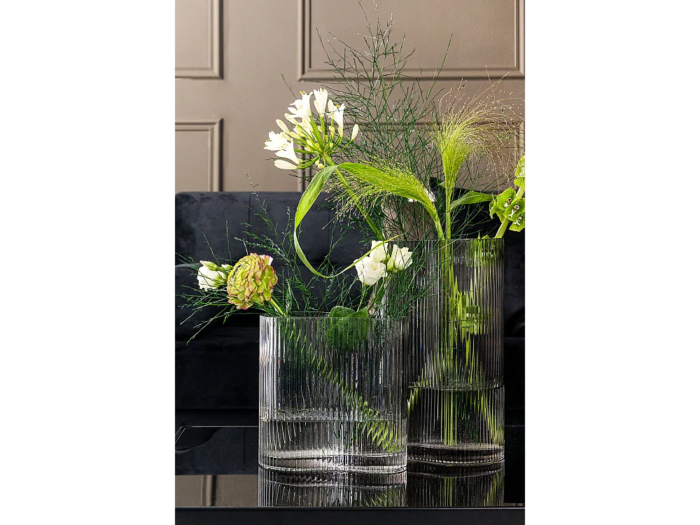 Vase Allure Wave - Gris foncé