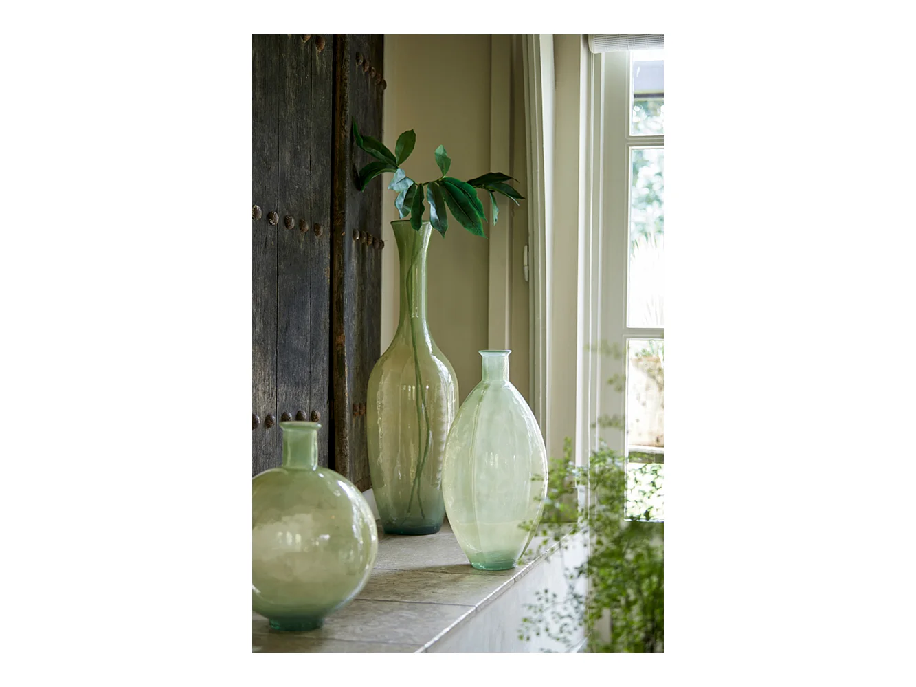 Vase IMANO - Ø30x100cm - Vert