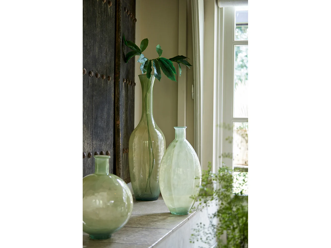Vase IMANO - Ø30x100cm - Vert