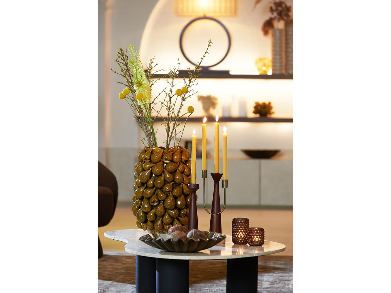 Vaas NATALIA - 35x33x47cm - Geel