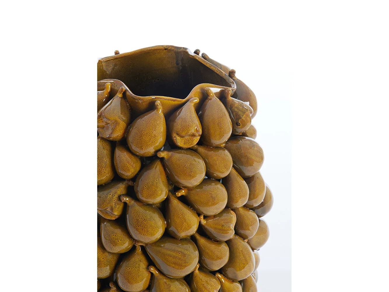 Vase NATALIA - 35x33x47cm - Jaune