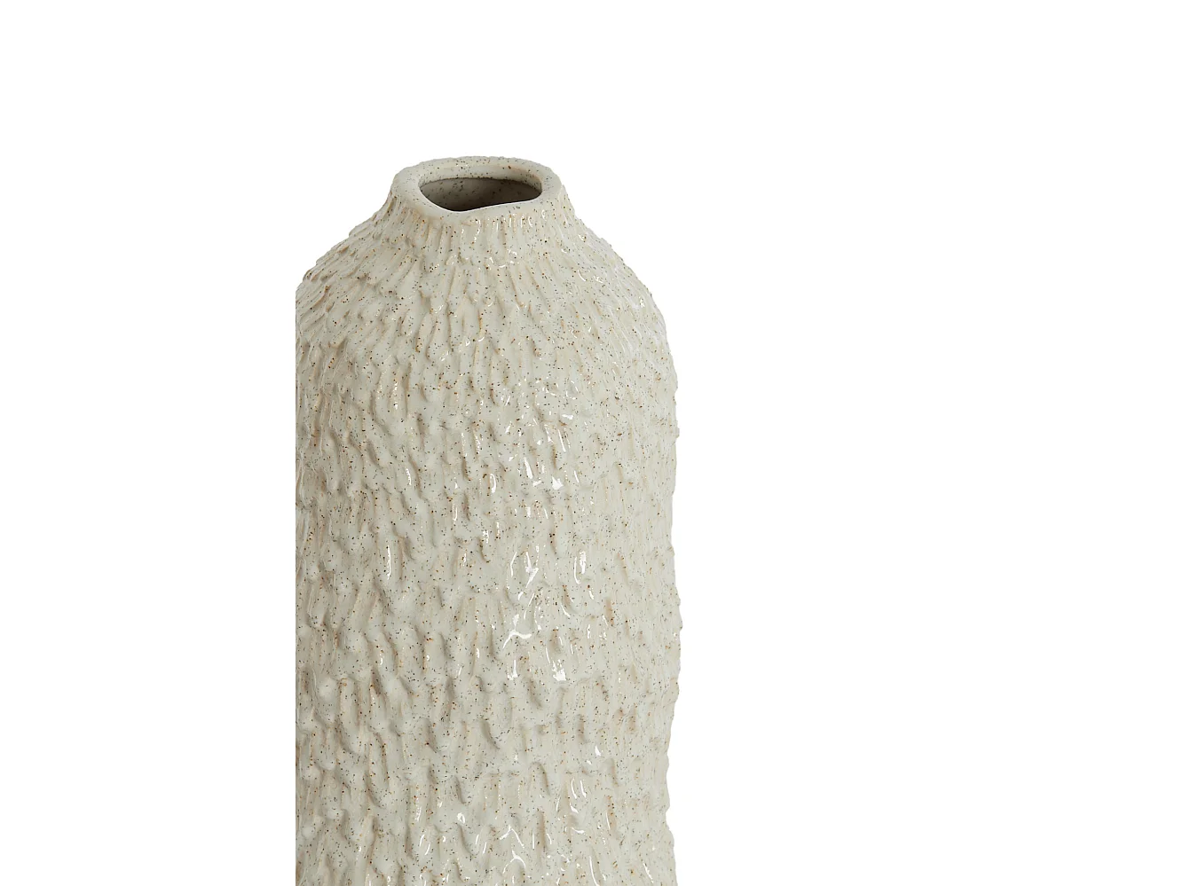 Vase ASOLA - Ø17x35,5cm - Weiß