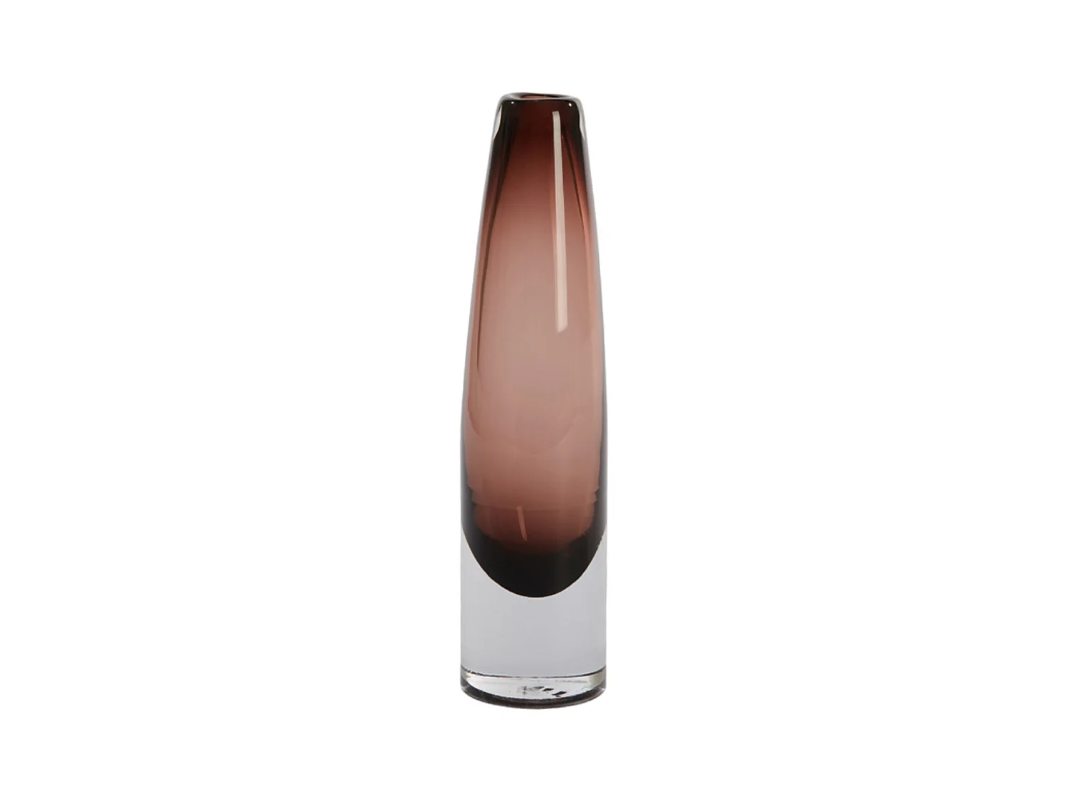 Vase ESTUA - Ø7,5x30,5cm - Marron