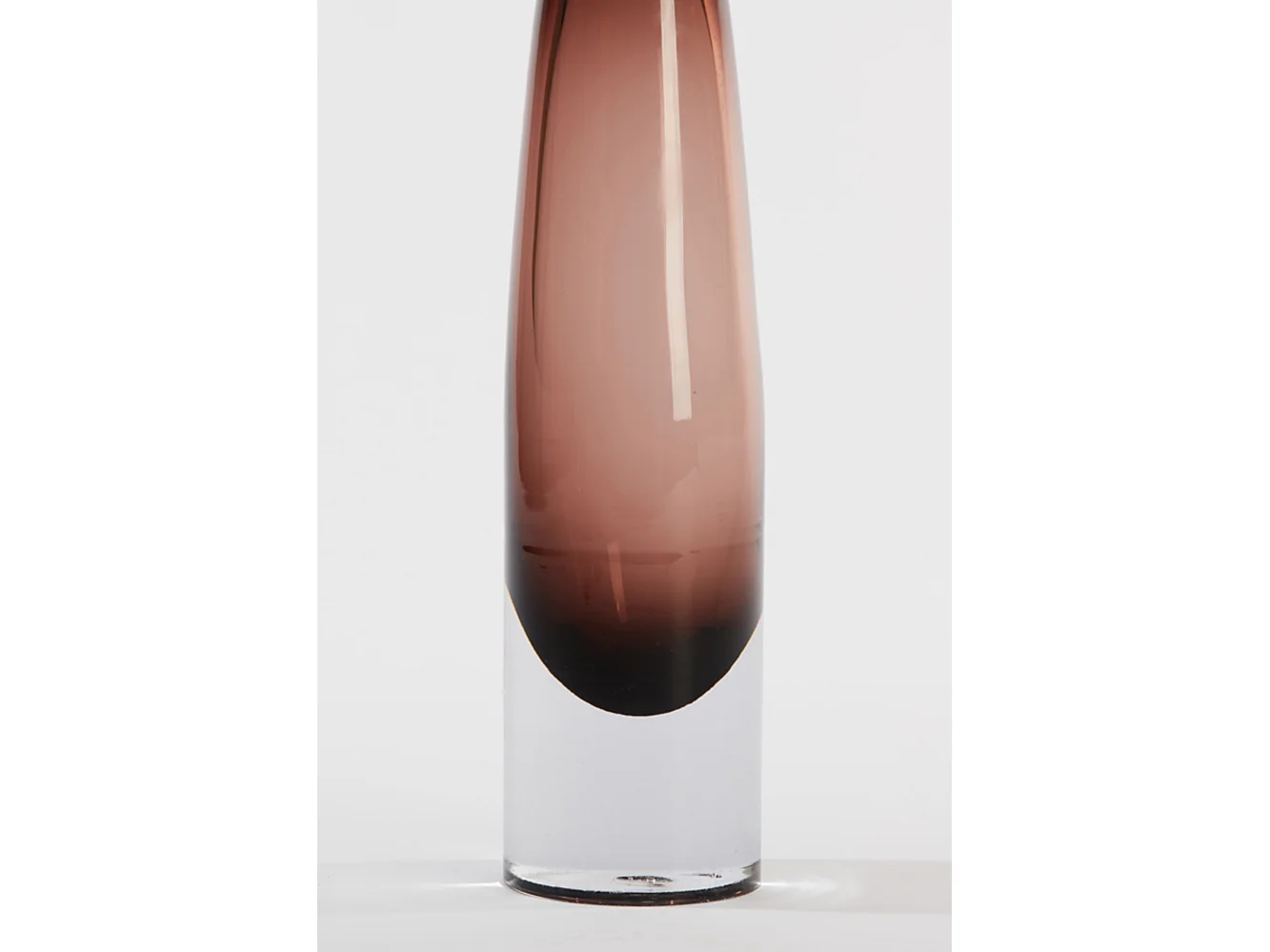 Vase ESTUA - Ø7,5x30,5cm - Marron
